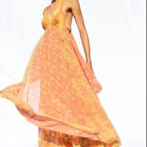 Free People Chiffon Maxi Dress